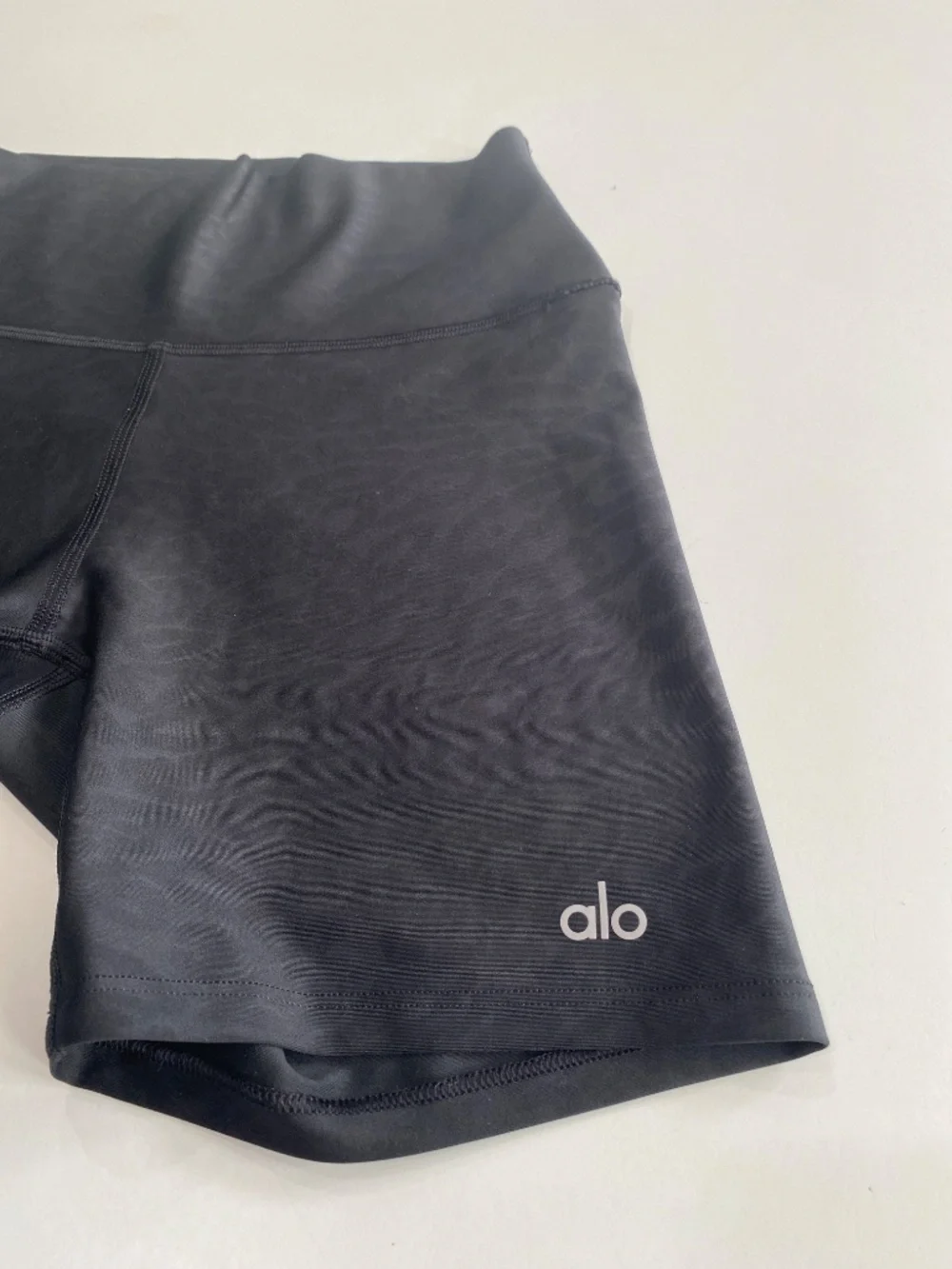 ALO Yoga Black High-Waist Athletic Bike Shorts